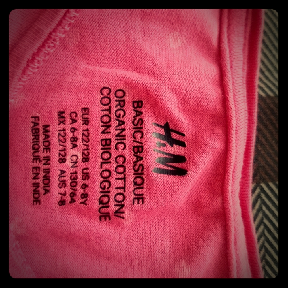 Pink long sleeve with polka dots